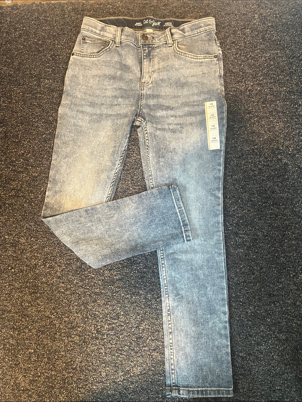 Cat & Jack Girl’s Skinny Jeans - Light Blue Wash
